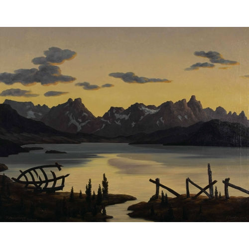 FRANZ FIECHTER : 'Burfjord (Norwegen)' (DOBIASCHOFSKY AUKTIONEN AG)