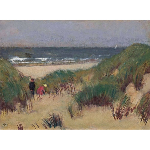 HANS STURZENEGGER : D�nenlandschaft auf der Westfriesischen Insel Vlieland (DOBIASCHOFSKY AUKTIONEN AG)