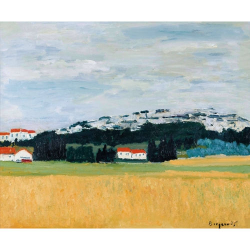 GEORGES BORGEAUD : 'Maussane, Provence' (DOBIASCHOFSKY AUKTIONEN AG)