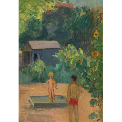 ERNST MORGENTHALER : 'Im Garten' (DOBIASCHOFSKY AUKTIONEN AG)