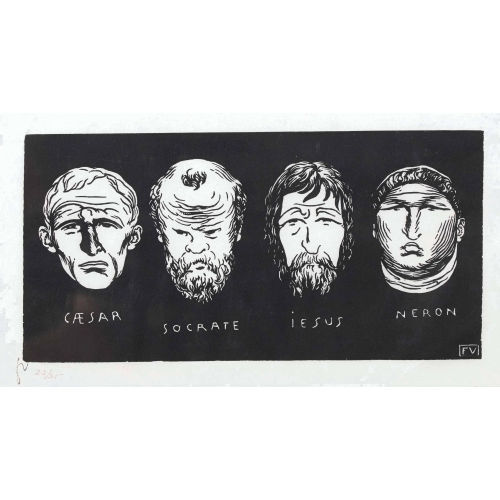 F�LIX VALLOTTON : 'Caesar, Socrate, Jesus, Neron' (DOBIASCHOFSKY AUKTIONEN AG)