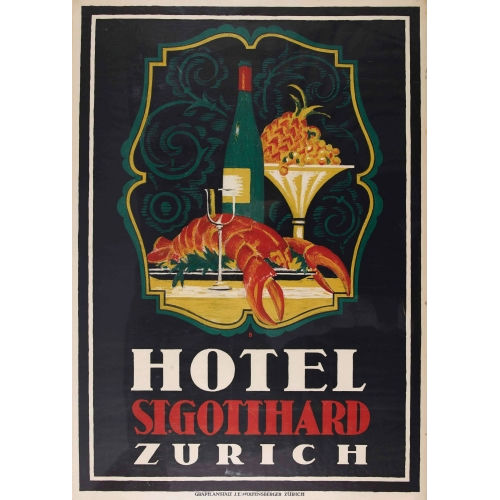 OTTO BAUMBERGER : 'Hotel St. Gotthard Z�rich' (DOBIASCHOFSKY AUKTIONEN AG)