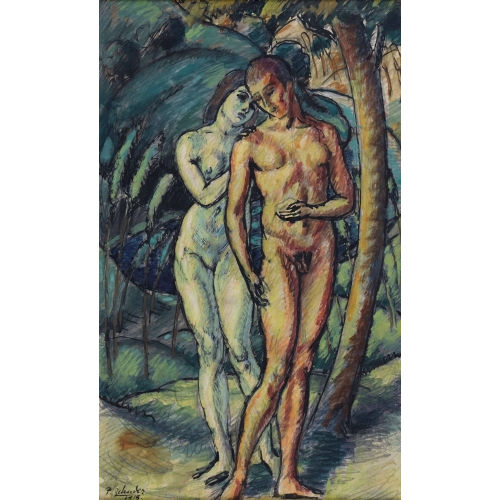 PAUL ZEHNDER : Adam und Eva (DOBIASCHOFSKY AUKTIONEN AG)
