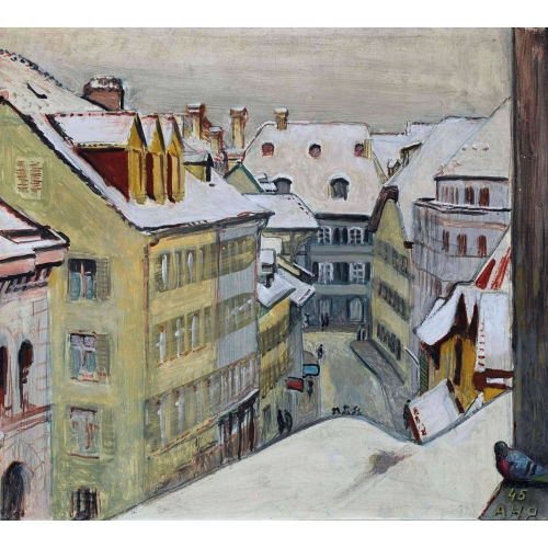 ALFRED HEINRICH PELLEGRINI : 'Blick in die B�umleingasse' (DOBIASCHOFSKY AUKTIONEN AG)