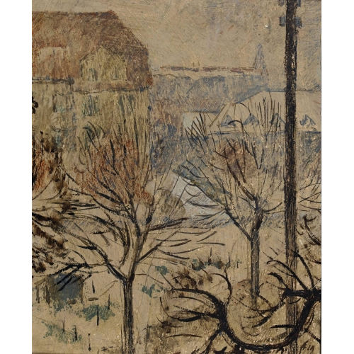 FRED STAUFFER : Winterliche Partie in Bern (DOBIASCHOFSKY AUKTIONEN AG)