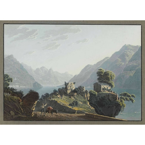 JOHANN JAKOB WETZEL : 'San Martino vers la baie de Porlezzo' (DOBIASCHOFSKY AUKTIONEN AG)