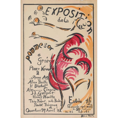 ALICE BAILLY : 'Exposition de la pomme d′or' (DOBIASCHOFSKY AUKTIONEN AG)