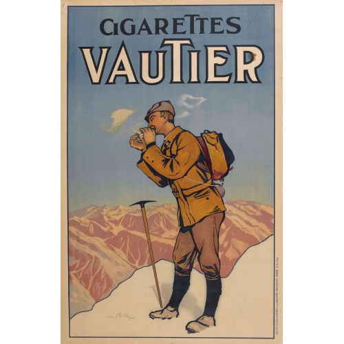 EDMOND BILLE : 'Cigarettes Vautier' (DOBIASCHOFSKY AUKTIONEN AG)