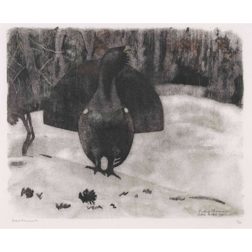 ROBERT HAINARD : 'Grand coq � l′aube, sous la pluie' (DOBIASCHOFSKY AUKTIONEN AG)