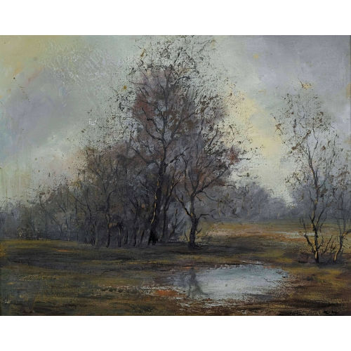 MAX CL�MENT : Herbstliche Wiesenlandschaft mit B�umen (DOBIASCHOFSKY AUKTIONEN AG)