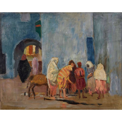 HANS BEAT WIELAND : 'Aus Tanger, Marokko' (DOBIASCHOFSKY AUKTIONEN AG)