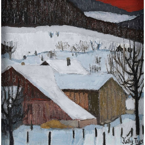 KATHY (EIGTL. THYS-BILL THYS : Winter auf dem Land (DOBIASCHOFSKY AUKTIONEN AG)