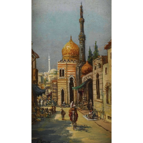 KARL KAUFMANN : Orientalische Stassenszene (DOBIASCHOFSKY AUKTIONEN AG)