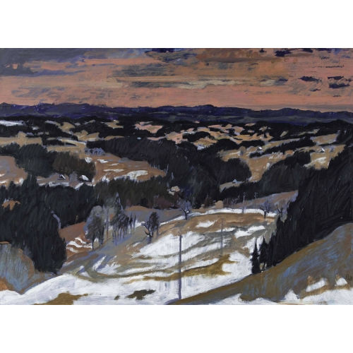 FRED BAUMANN : Landschaft im Vorfr�hling (DOBIASCHOFSKY AUKTIONEN AG)