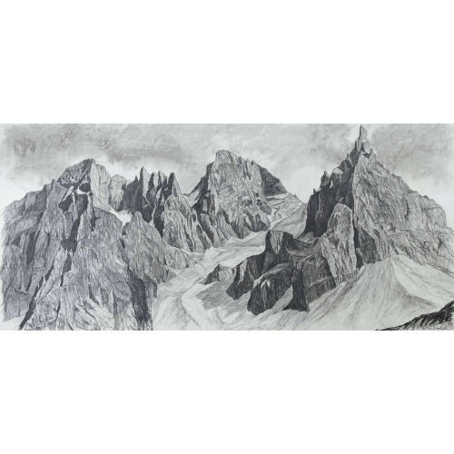 EDMUND WUNDERLICH : Felsige Gebirgspartie (DOBIASCHOFSKY AUKTIONEN AG)