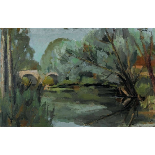 JEANNE) JANEB� (EIGTL. BARRAUD-PELLET : 'Le pont' (DOBIASCHOFSKY AUKTIONEN AG)