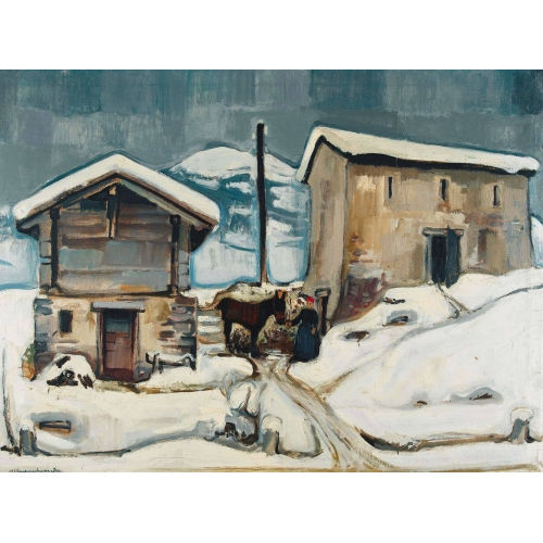 ALBERT NEUENSCHWANDER : 'Winterlandschaft' (DOBIASCHOFSKY AUKTIONEN AG)