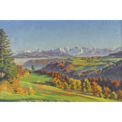 WALDEMAR THEOPHIL FINK : 'Herbst im B�rnerland' (DOBIASCHOFSKY AUKTIONEN AG)