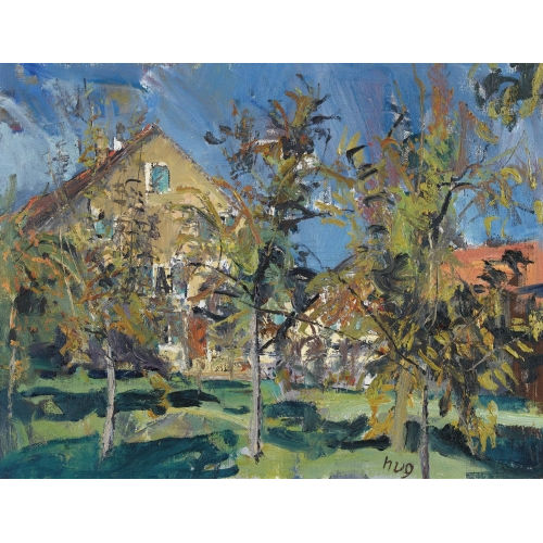 FRITZ HUG : Sommerlicher Garten (DOBIASCHOFSKY AUKTIONEN AG)
