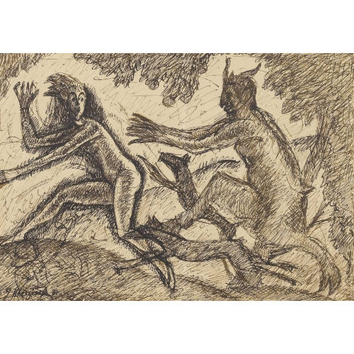 EUGEN HENZIROSS : 'Die Jagd' (DOBIASCHOFSKY AUKTIONEN AG)