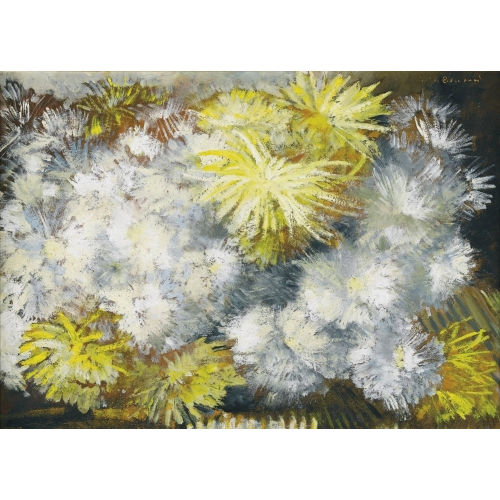 RODOLPHE TH�OPHILE BOSSHARD : 'Chrysanth�mes III' (DOBIASCHOFSKY AUKTIONEN AG)