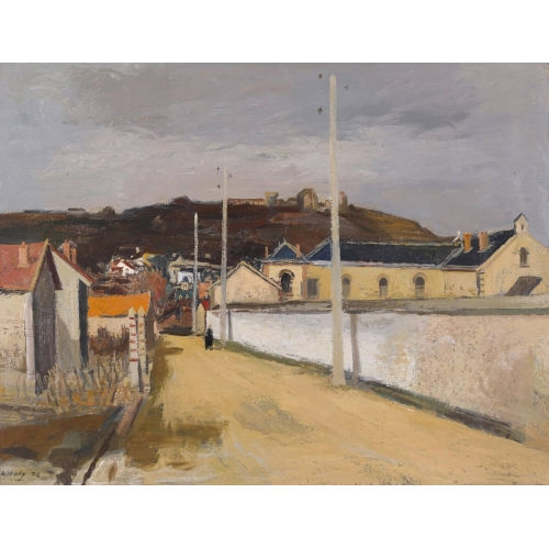ADRIEN HOLY : Strasse in Chevreuse (DOBIASCHOFSKY AUKTIONEN AG)