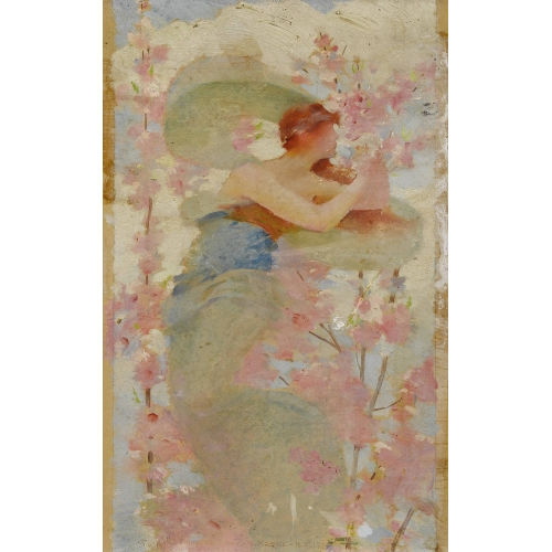 GEORGE RANDOLPH BARSE : Sketch for 'May' (DOBIASCHOFSKY AUKTIONEN AG)