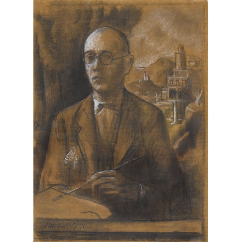 PAUL TH�OPHILE ROBERT : 'Autoportrait devant Varigotti' (DOBIASCHOFSKY AUKTIONEN AG)
