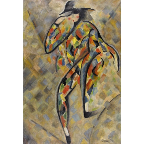 GUSTAVE BUCHET : 'Arlequin' (DOBIASCHOFSKY AUKTIONEN AG)