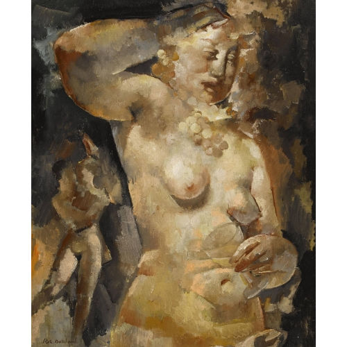 RODOLPHE TH�OPHILE BOSSHARD : 'Bacchante ivre' (DOBIASCHOFSKY AUKTIONEN AG)