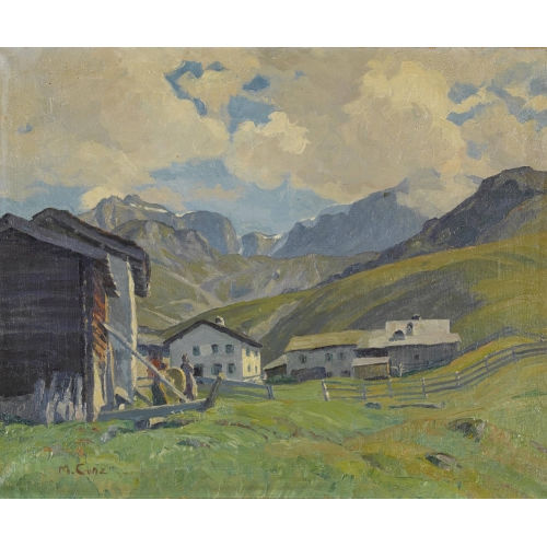MARTHA CUNZ : Sommerliche Alp Flix (DOBIASCHOFSKY AUKTIONEN AG)