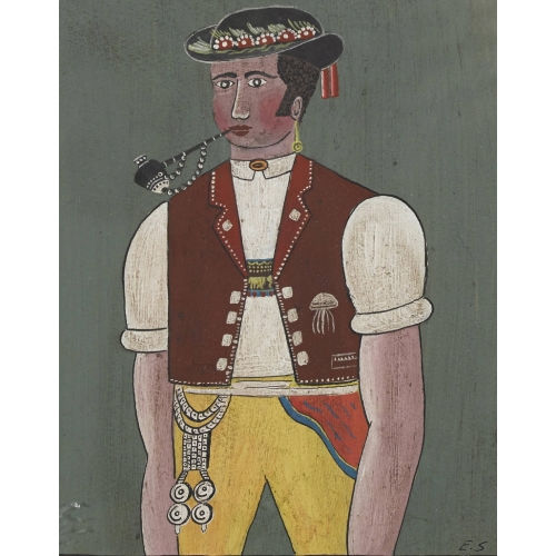 ERICH STAUB : Konterfei eines Appenzellers (DOBIASCHOFSKY AUKTIONEN AG)