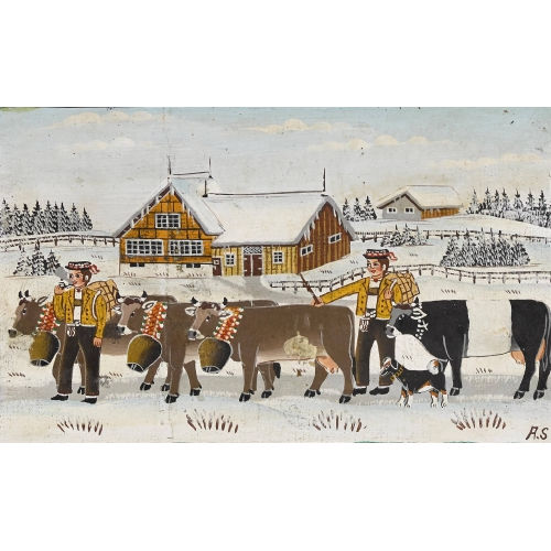 ANNA (EIGTL. JOSIPOVIC STAUB : Appenzeller Winterlandschaft (DOBIASCHOFSKY AUKTIONEN AG)