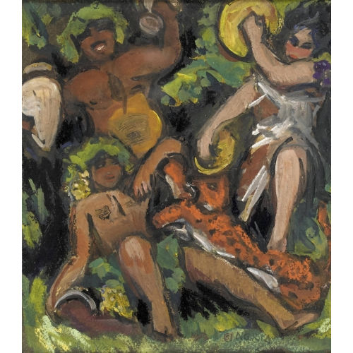 ALEXANDRE CINGRIA : Bacchus mit Gefolge (DOBIASCHOFSKY AUKTIONEN AG)