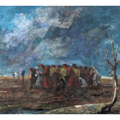 WALTER KREBS : Landschaft mit Reisenden (DOBIASCHOFSKY AUKTIONEN AG)