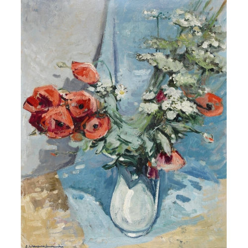 ALBERT NEUENSCHWANDER : Blumenstillleben (DOBIASCHOFSKY AUKTIONEN AG)