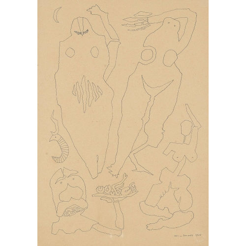 MAX VON MOOS : Skurrile Figuren (DOBIASCHOFSKY AUKTIONEN AG)