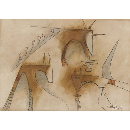 WIFREDO LAM : Toreaux (DOBIASCHOFSKY AUKTIONEN AG)