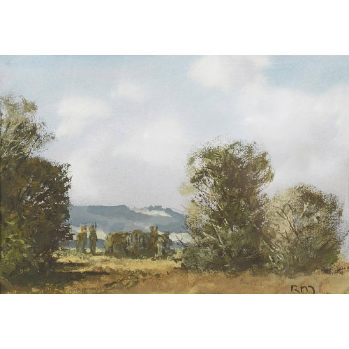 RUDOLF M�LLER : Landschaft mit B�umen (DOBIASCHOFSKY AUKTIONEN AG)