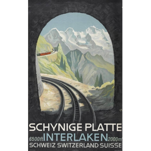 ALEX WALTER DIGGELMANN : 'Schynige Platte Interlaken' (DOBIASCHOFSKY AUKTIONEN AG)