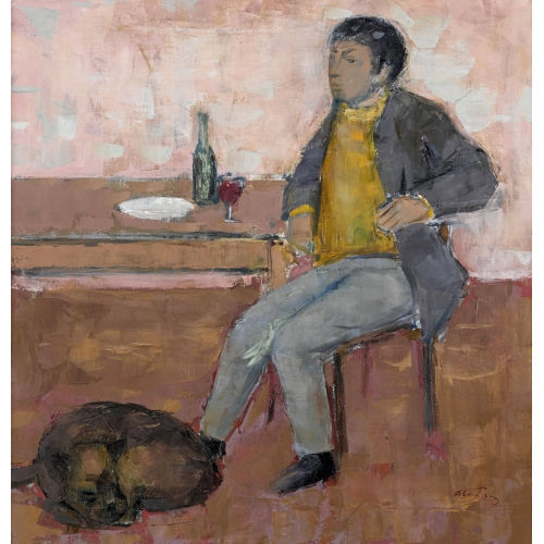 AUGUST FREY : 'Portr�t Willi Biser' (DOBIASCHOFSKY AUKTIONEN AG)