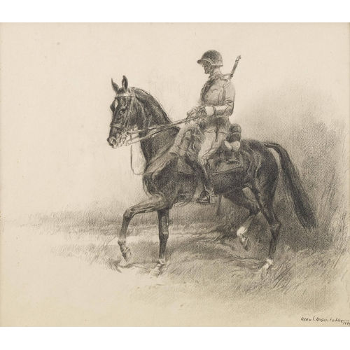 IWAN EDWIN HUGENTOBLER : Kavallerist (DOBIASCHOFSKY AUKTIONEN AG)