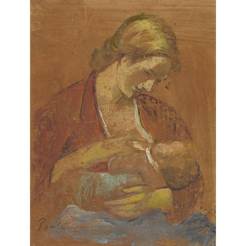 PAUL JAKOB) PAOLO (EIGTL. M�LLER : Mutter und Kind (DOBIASCHOFSKY AUKTIONEN AG)