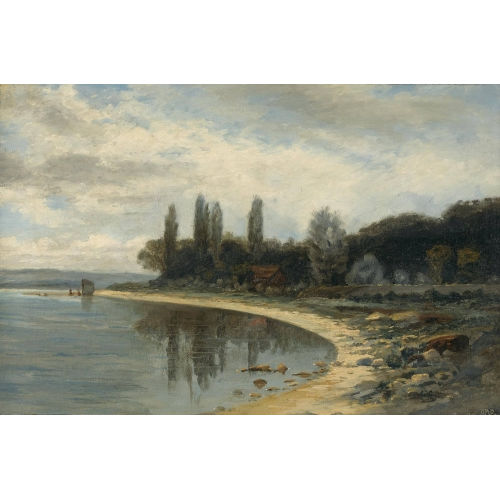 �DOUARD DALIPHARD : Einsame Bucht mit Auenwald (DOBIASCHOFSKY AUKTIONEN AG)