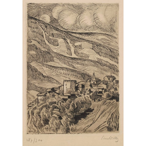 EDMOND BILLE : 'Vissoye' (DOBIASCHOFSKY AUKTIONEN AG)