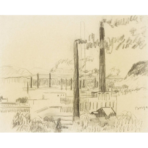 HANS BERGER : Industrieszene (DOBIASCHOFSKY AUKTIONEN AG)