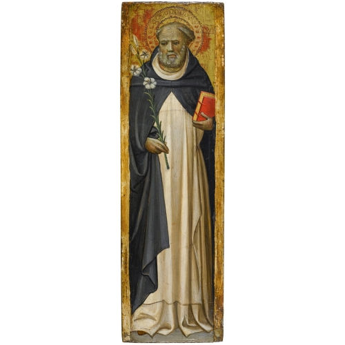 MAESTRO DI BORGO ALLA COLLINA (EIGTL. SCOLAIO DI GIOVANNI) : Der Heilige Dominikus (DOBIASCHOFSKY AUKTIONEN AG)