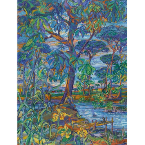 ROLF D�RIG : Asiatische Flusslandschaft (DOBIASCHOFSKY AUKTIONEN AG)