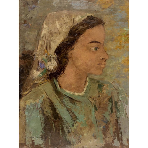 MARGHERITA OSSWALD-TOPPI : Portr�t eines M�dchens (DOBIASCHOFSKY AUKTIONEN AG)