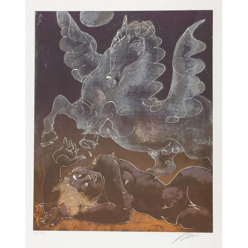 HANS ERNI : 'Rasender Pegasus' (DOBIASCHOFSKY AUKTIONEN AG)